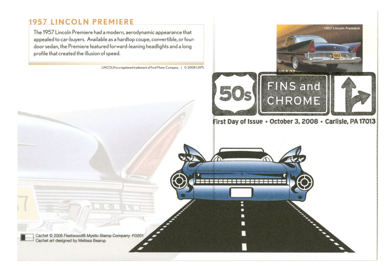 UX549 - 2008 42c Tailfins/Chrome, Lincoln