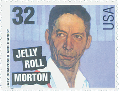 2986 - 1995 32c Jazz Musicians: Jelly Roll Morton - Mystic Stamp