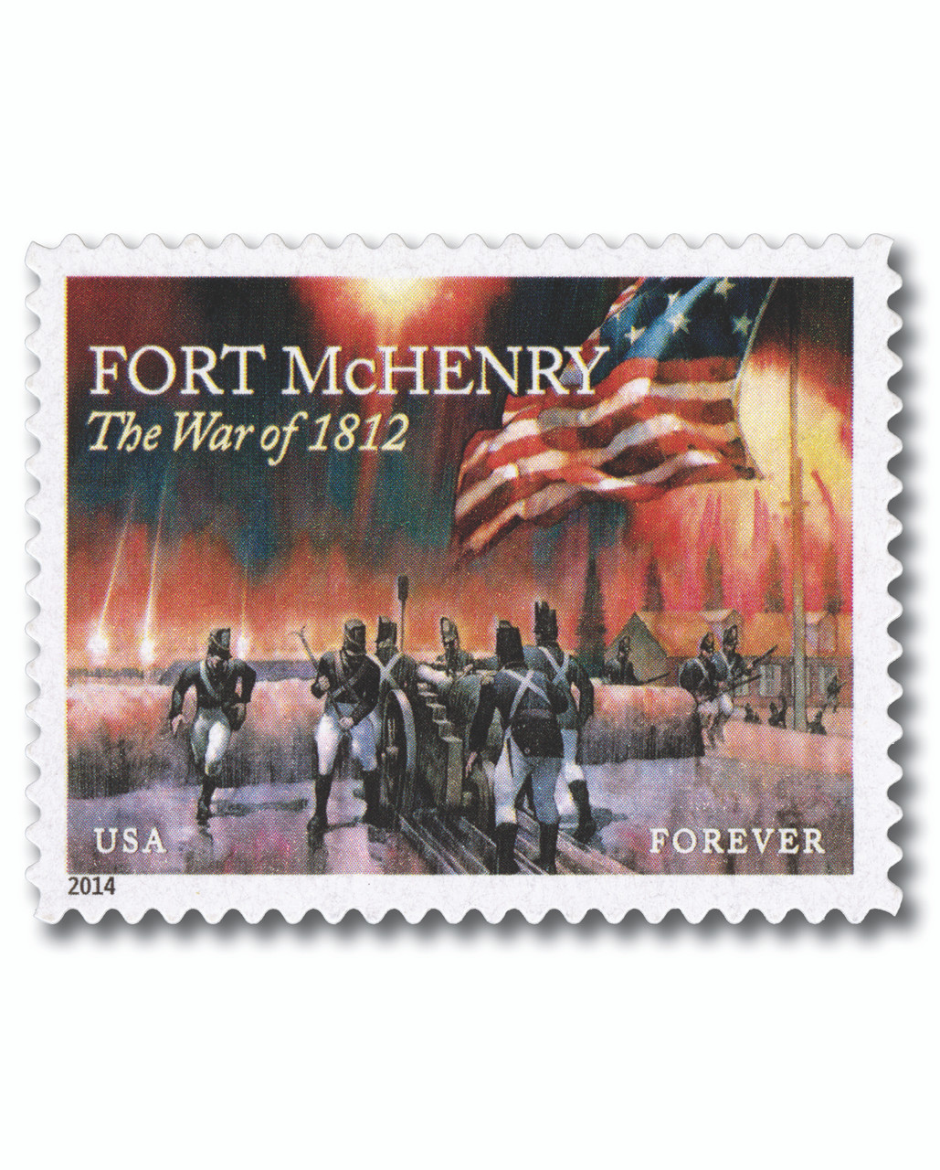 4921 - 2014 First-Class Forever Stamp - The War of 1812: Fort