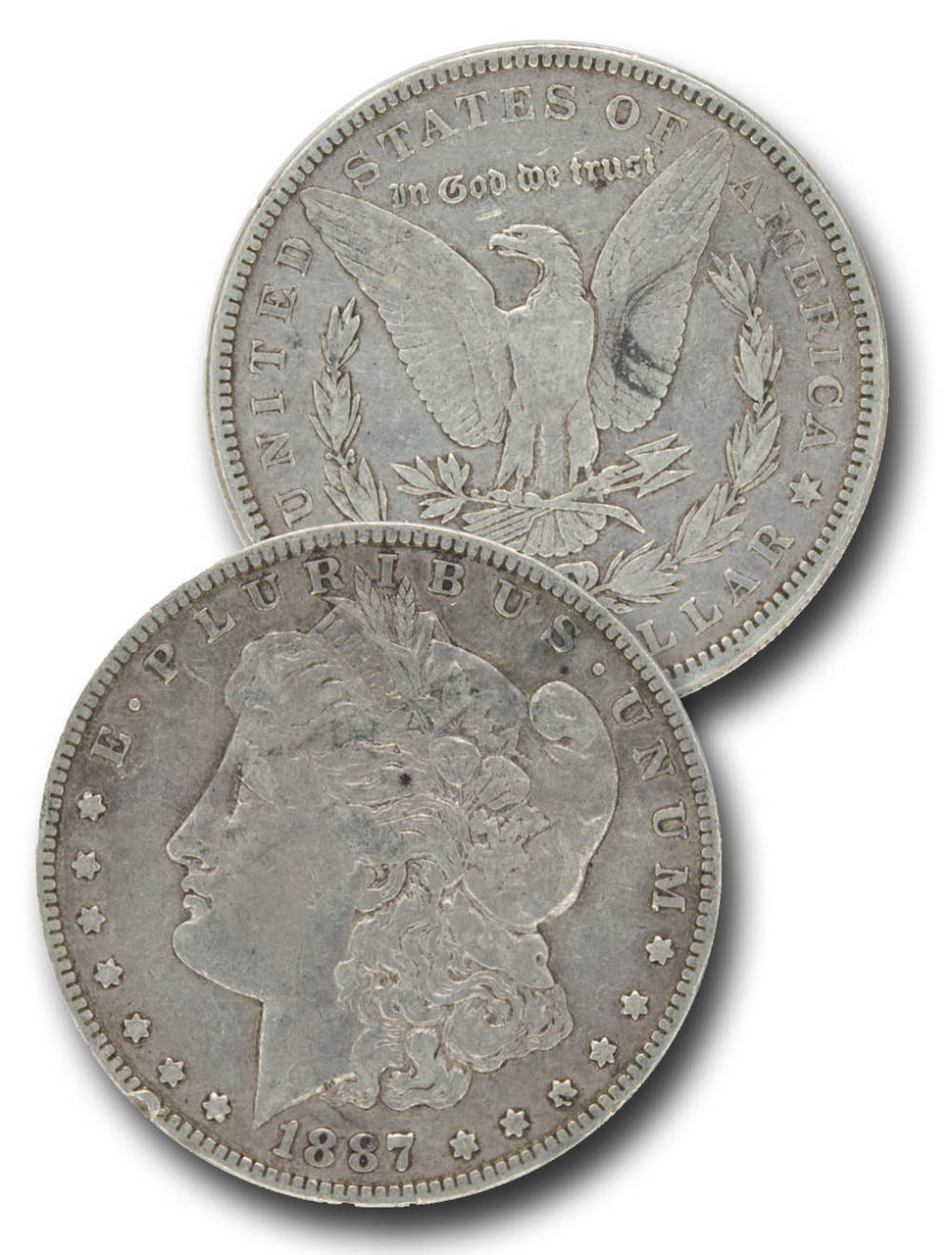 CW-887 - 1887 Morgan Silver Dollar - Mystic Stamp Company