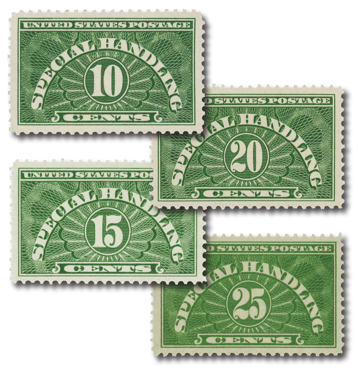 QE1-4 - 1925-55 Special Handling, Set of 4 Stamps