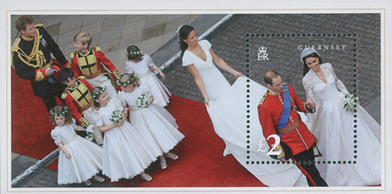 M10889 - 2011 Gurensey Will & Kate Wedding s/s