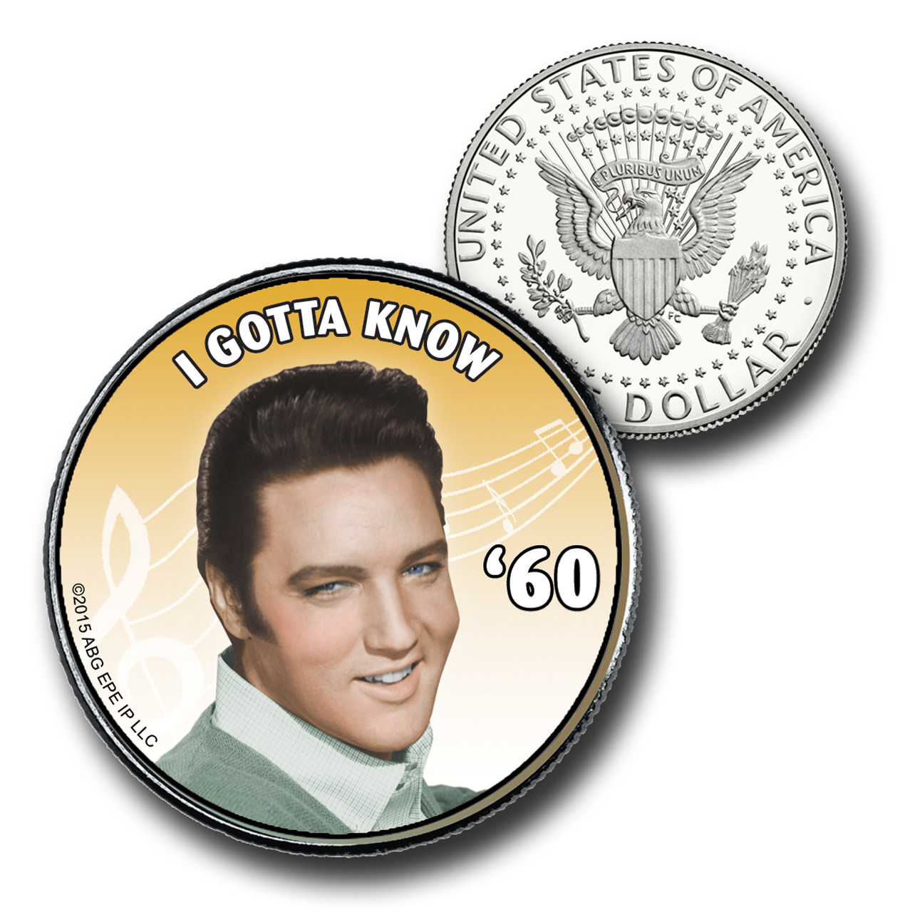 CNS2099 - Elvis Presley "I Gotta Know" US Half Dollar Commemorative Coin