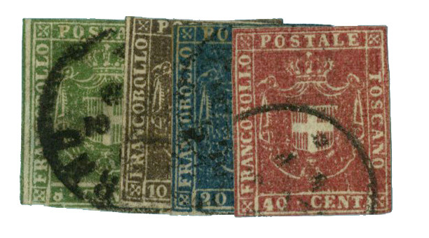 18-21 - 1860 Italian States - Tuscany