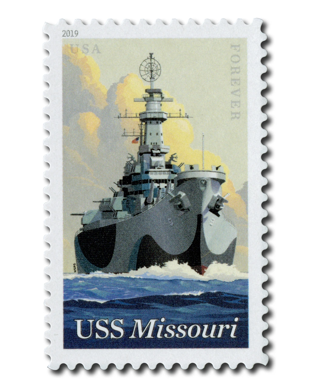 5392 - 2019 First-Class Forever Stamp - USS Missouri