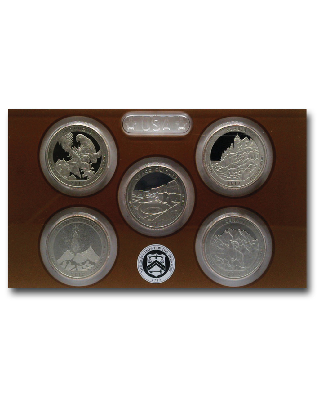 CN2012QP - 2012 United States Mint Quarter Proof Set, San Francisco Mint Mark