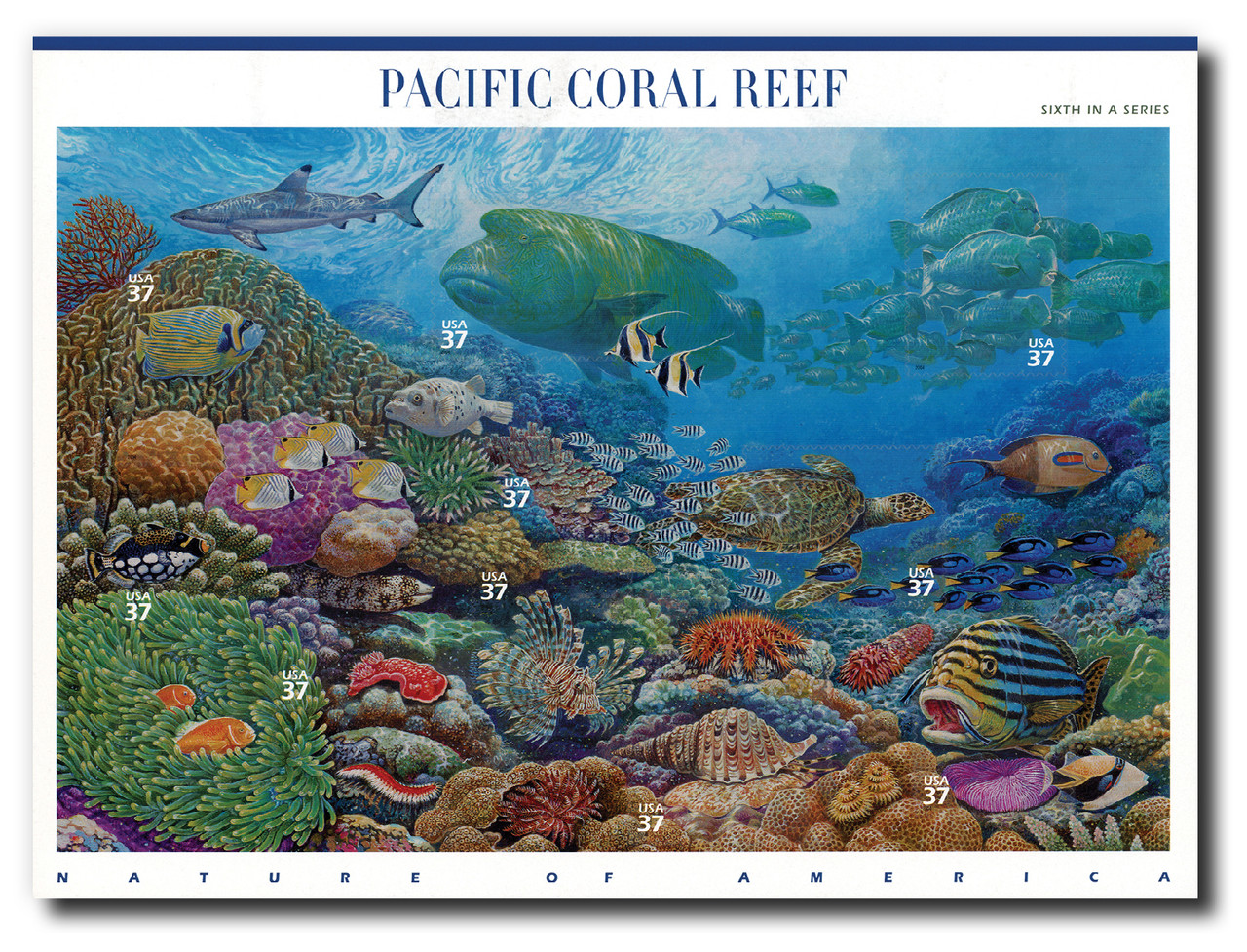 3831 - 2004 37c Nature of America: Pacific Coral Reef