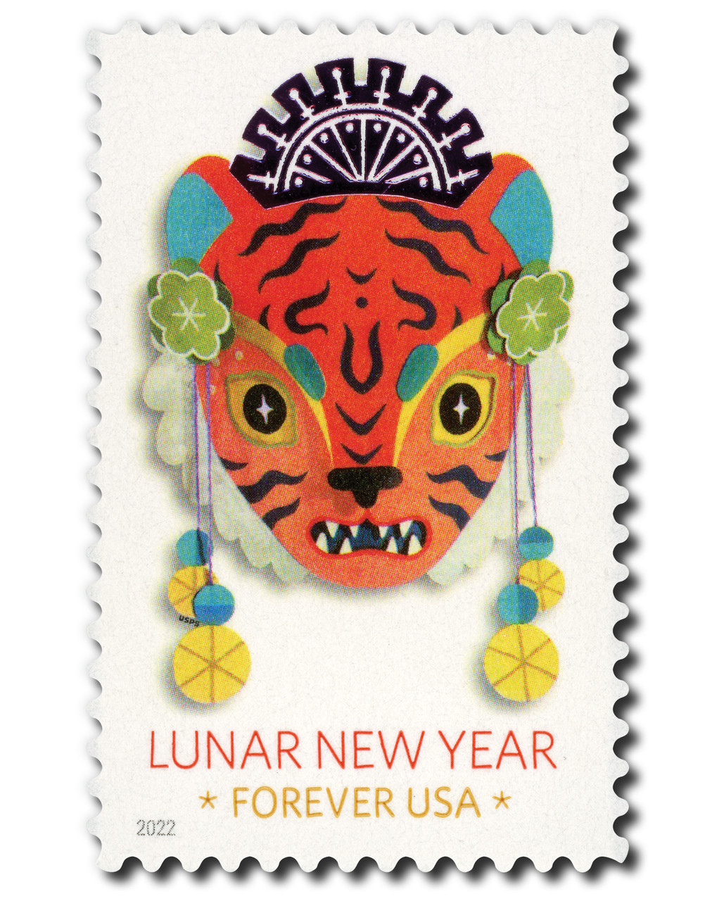 5662 - 2022 First-Class Forever Stamp - Lunar New Year: Year of the Tiger