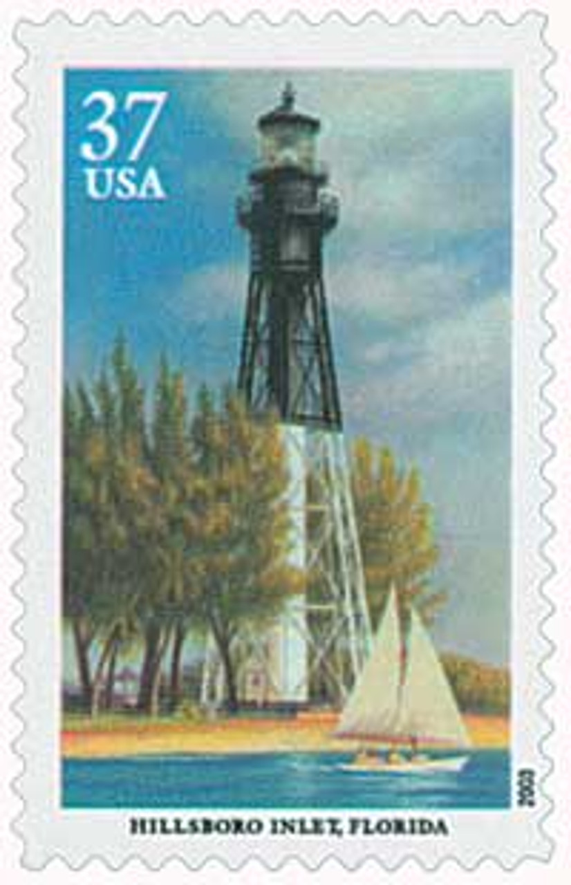 3791 - 2003 37c Southeastern Lighthouses: Hillsboro Inlet, Florida