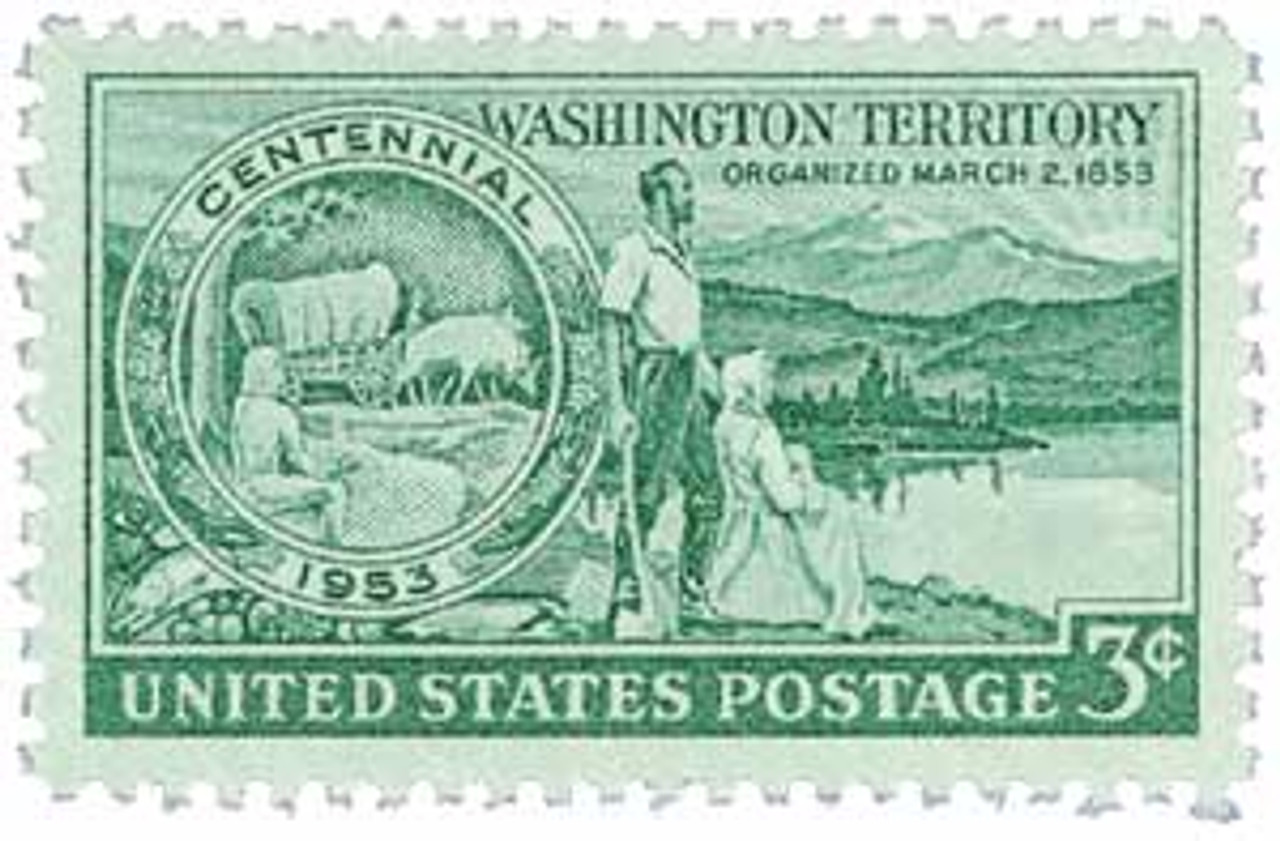 1019 - 1953 3c Washington Territory