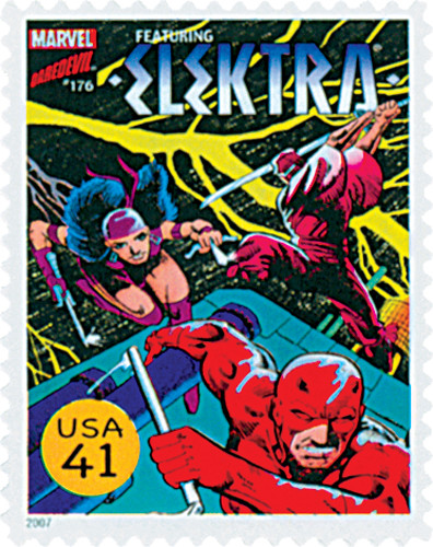 4159s - 2007 41c Marvel Comics Super Heroes: Cover of Daredevil