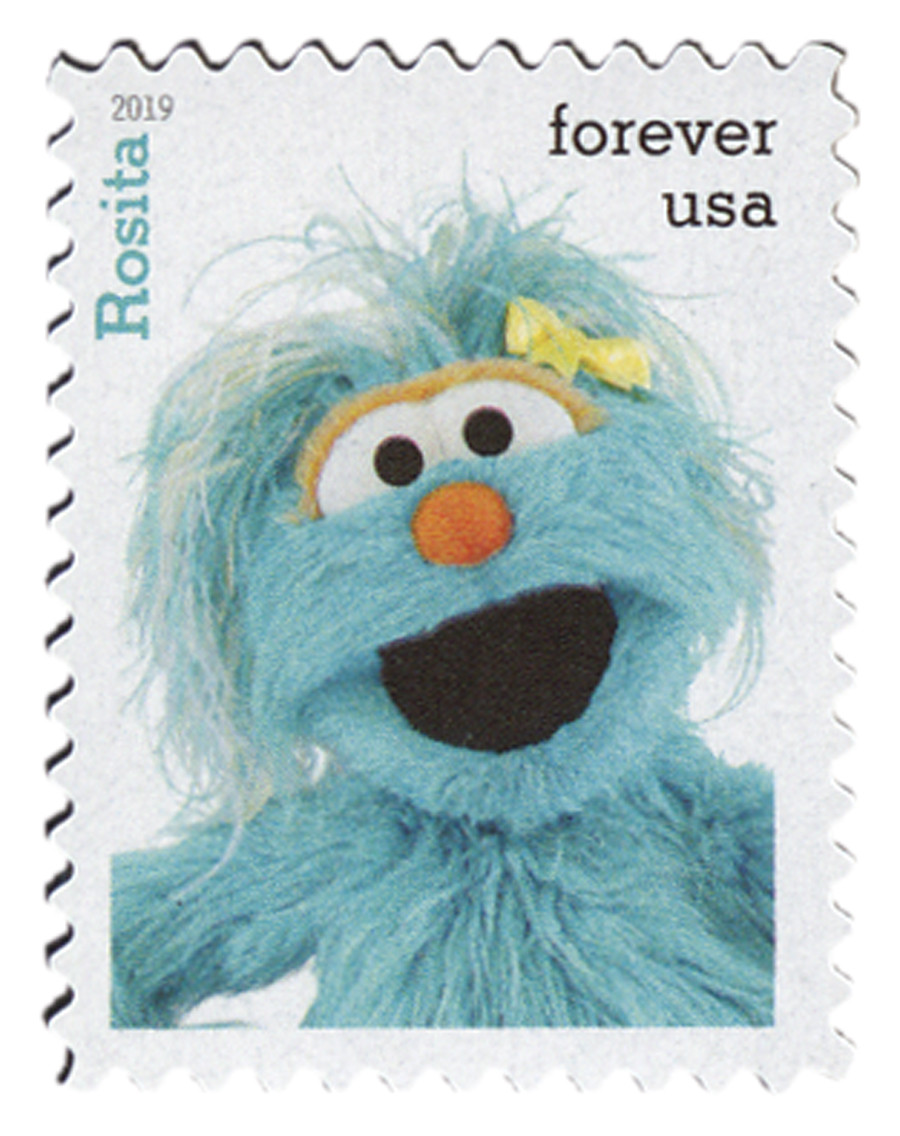 5394e - 2019 First-Class Forever Stamp - Sesame Street: Rosita