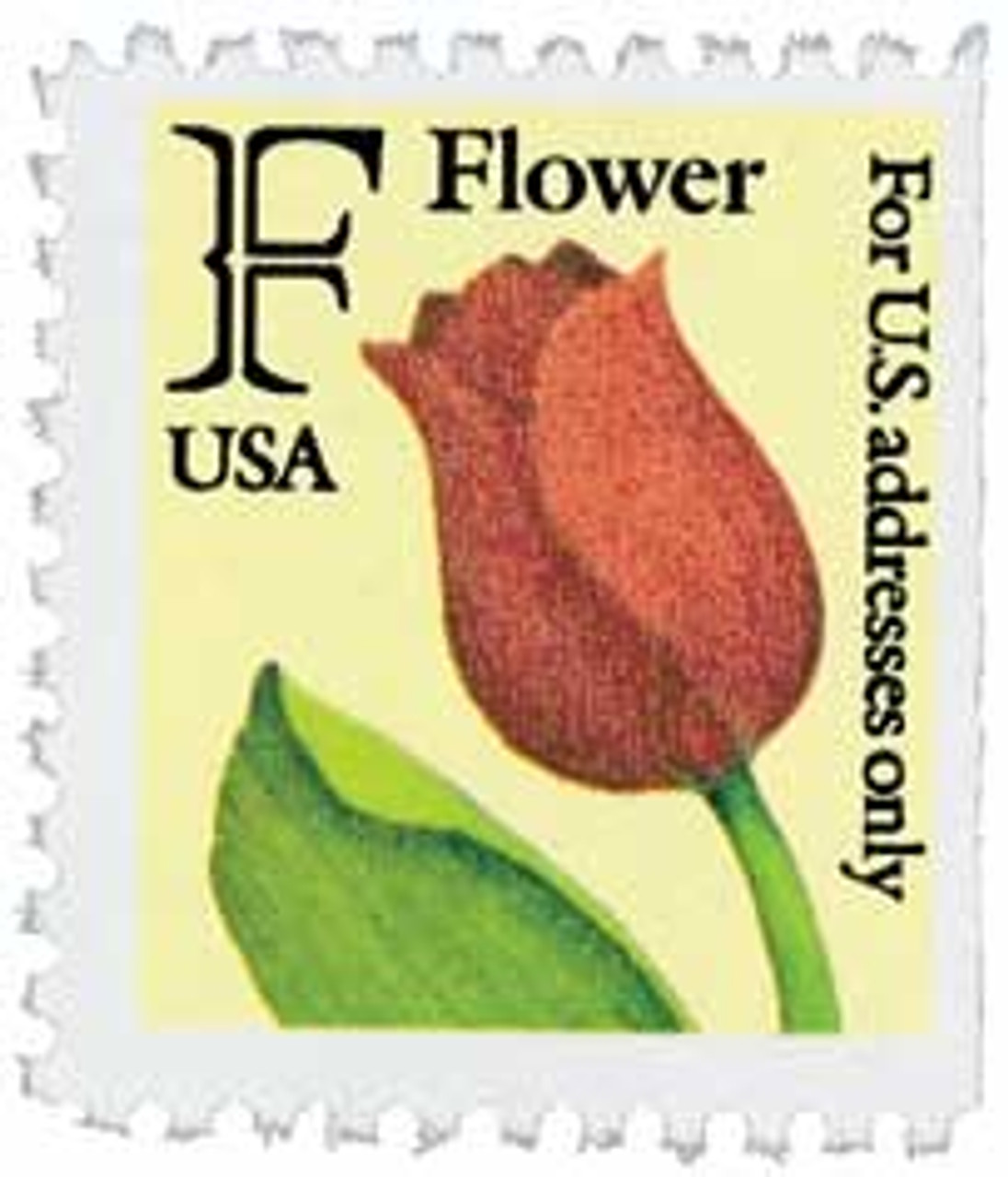 2520 - 1991 29c F-rate Flower, KCS booklet single