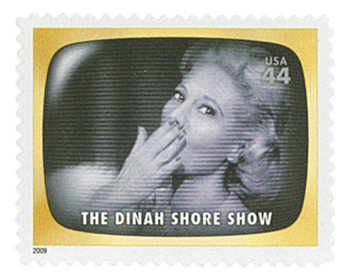 4414i - 2009 44c Early TV Memories: The Dinah Shore Show