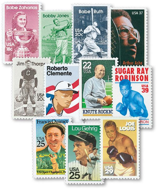 1932/4020 - 1981-2013 American Sports, Set of 11 Stamps