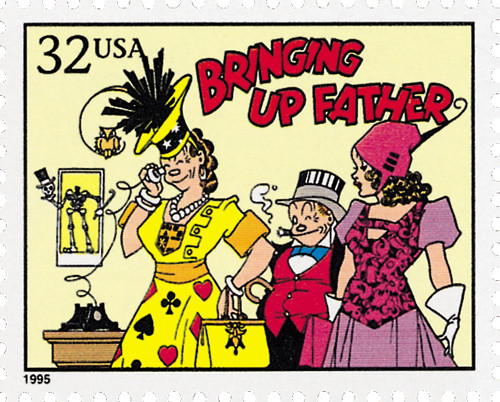 3000d - 1995 32c Comic Strip Classics: Bringing Up Father