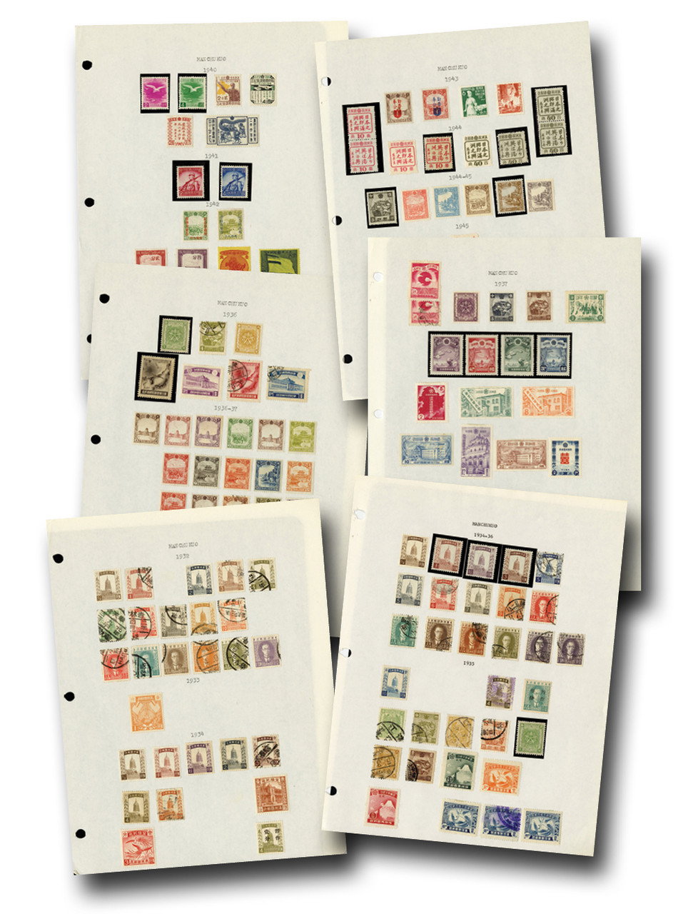 WW1044 - 1932-45 Manchukuo Collection