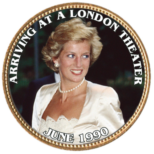 CNS615 - Princess Diana "At a London Theater" Great Britain Penny