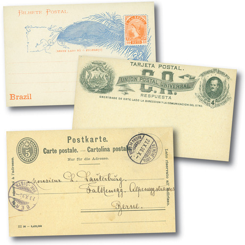 M1750 - Worldwide Postal Stationery, set of 50