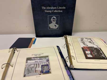 MLOT50 - Disney and Abraham Lincoln Mint Stamp Collections