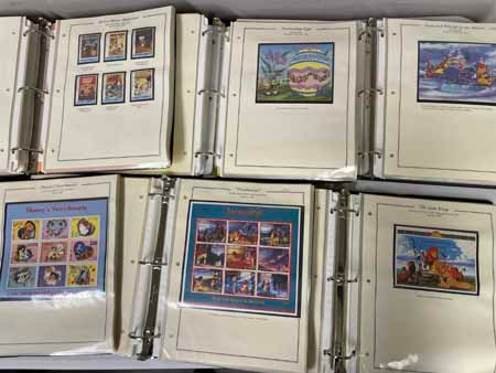 MLOT50 - Disney and Abraham Lincoln Mint Stamp Collections