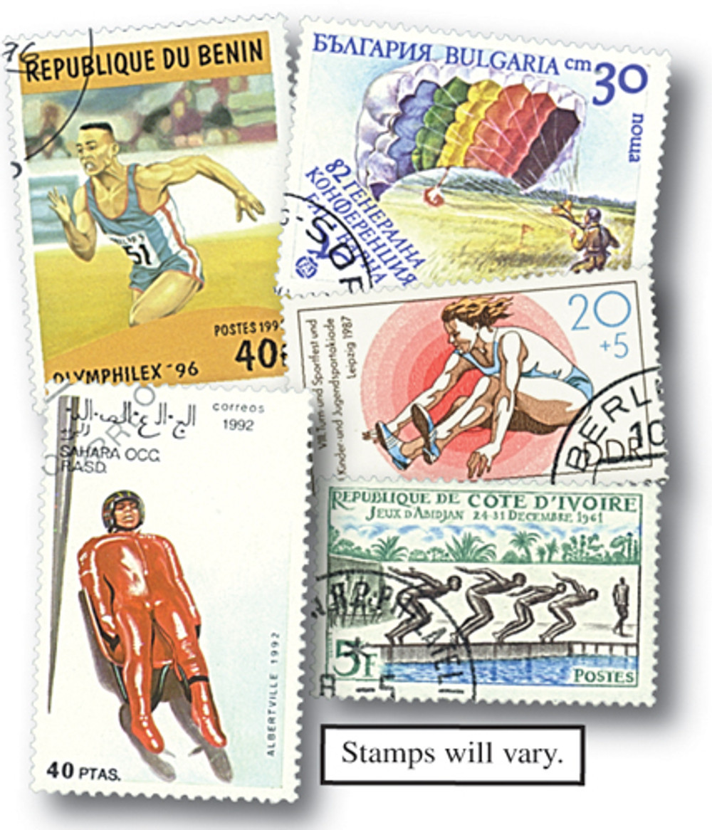 MP1883 - Sports, 300 Different Stamps
