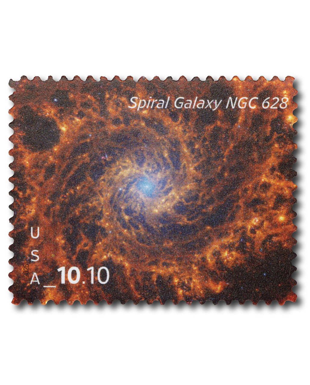 5954 - 2025 $10.10 Spiral Galaxy, Priority Mail - Mystic