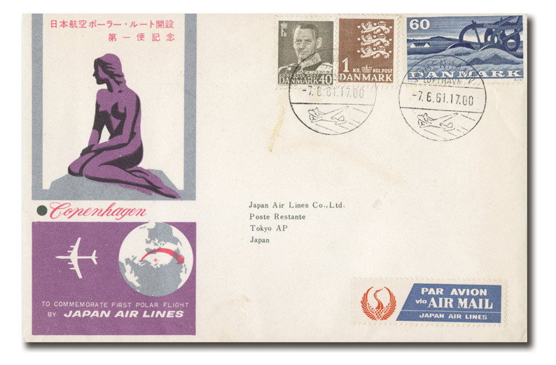 AC138 - Japan Airlines - Copenhagen to Tokyo 06/07/1961