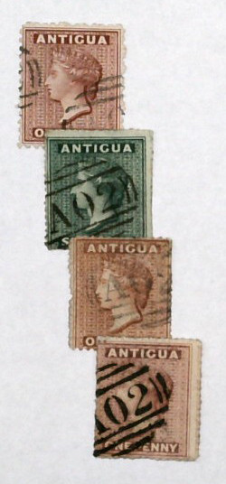 2-5 - 1863-72 Antigua
