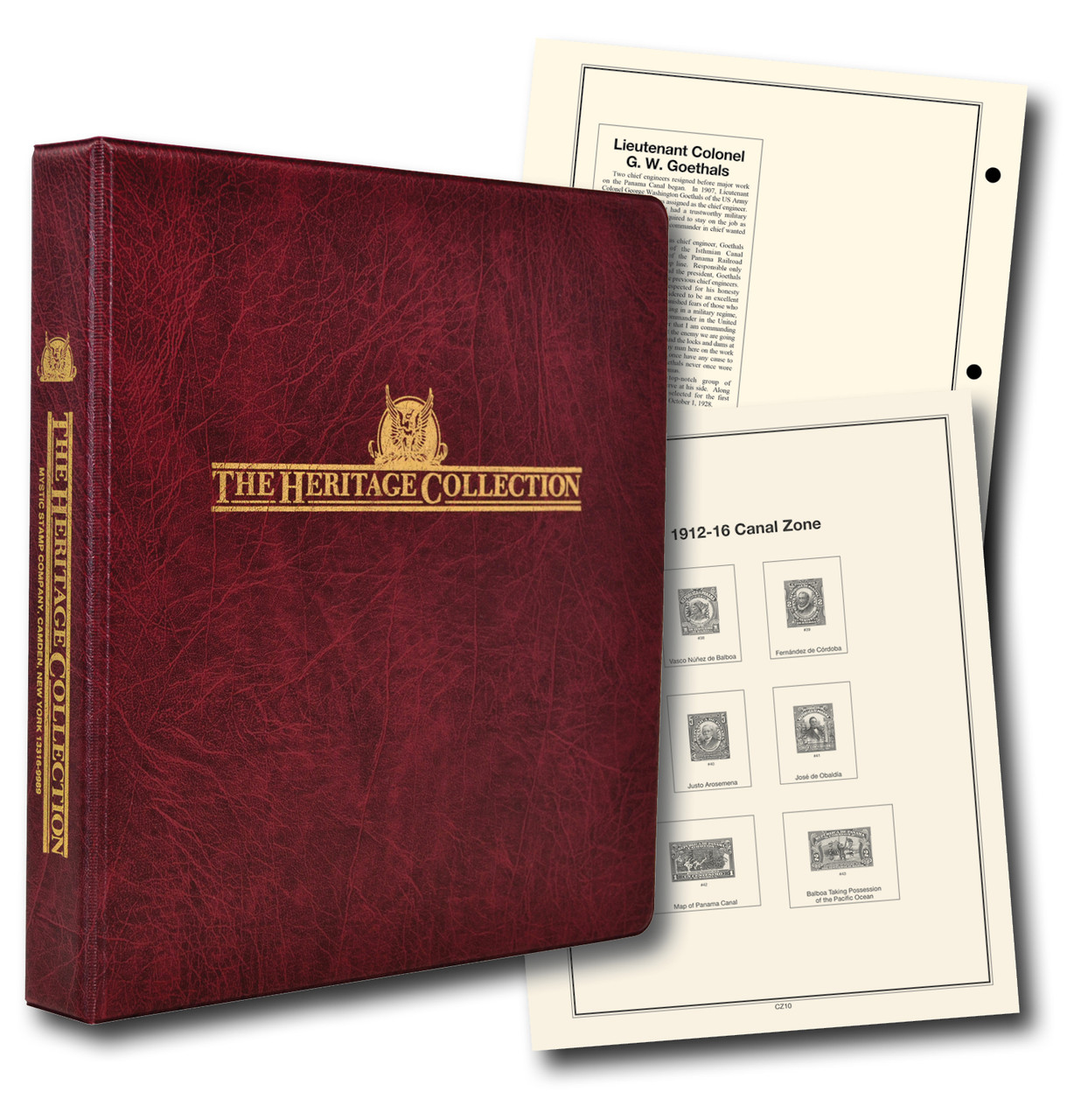 DS171CZ - Mystic's Canal Zone Stamps Collection Album - Mystic