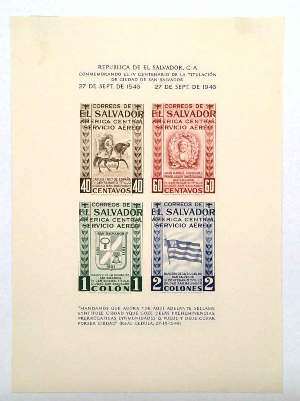 C104 - 1946 El Salvador
