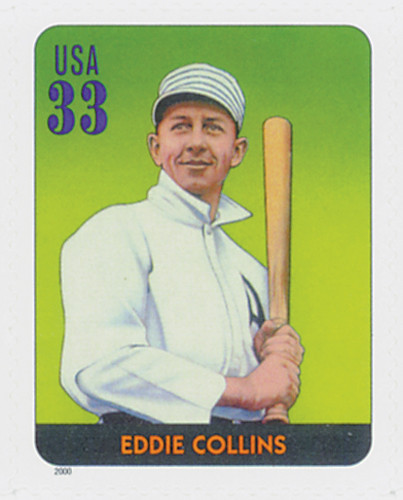 3408b - 2000 33c Legends of Baseball: Eddie Collins
