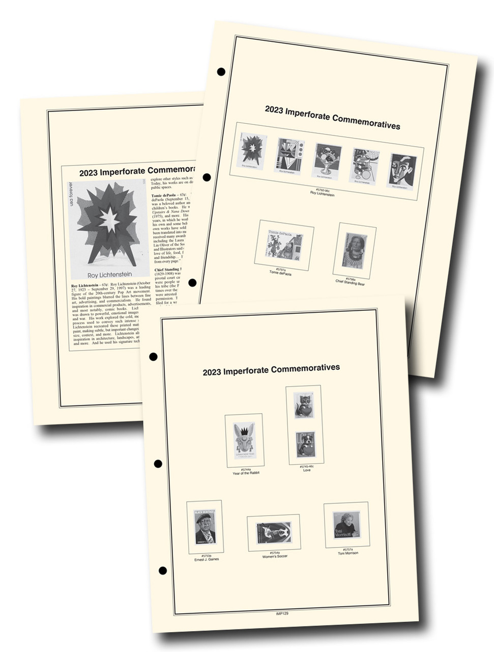 GS810 - 2023 Hingeless Mystic American Heirloom Imperforate Supplement