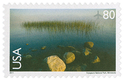 C148 - 2011 80c Scenic American Landscapes: Voyageurs National Park
