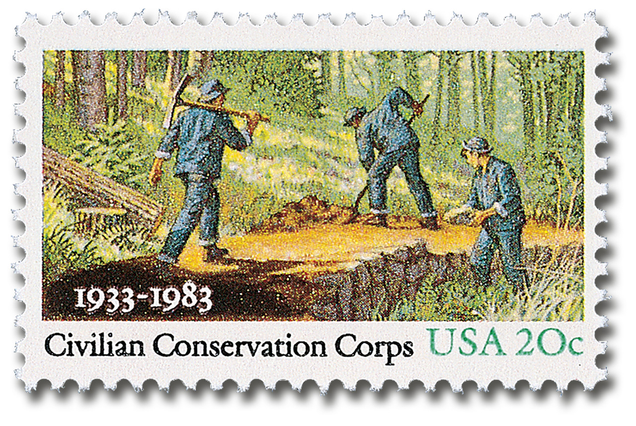 2037 - 1983 20c Civilian Conservation Corps 50th anniversary