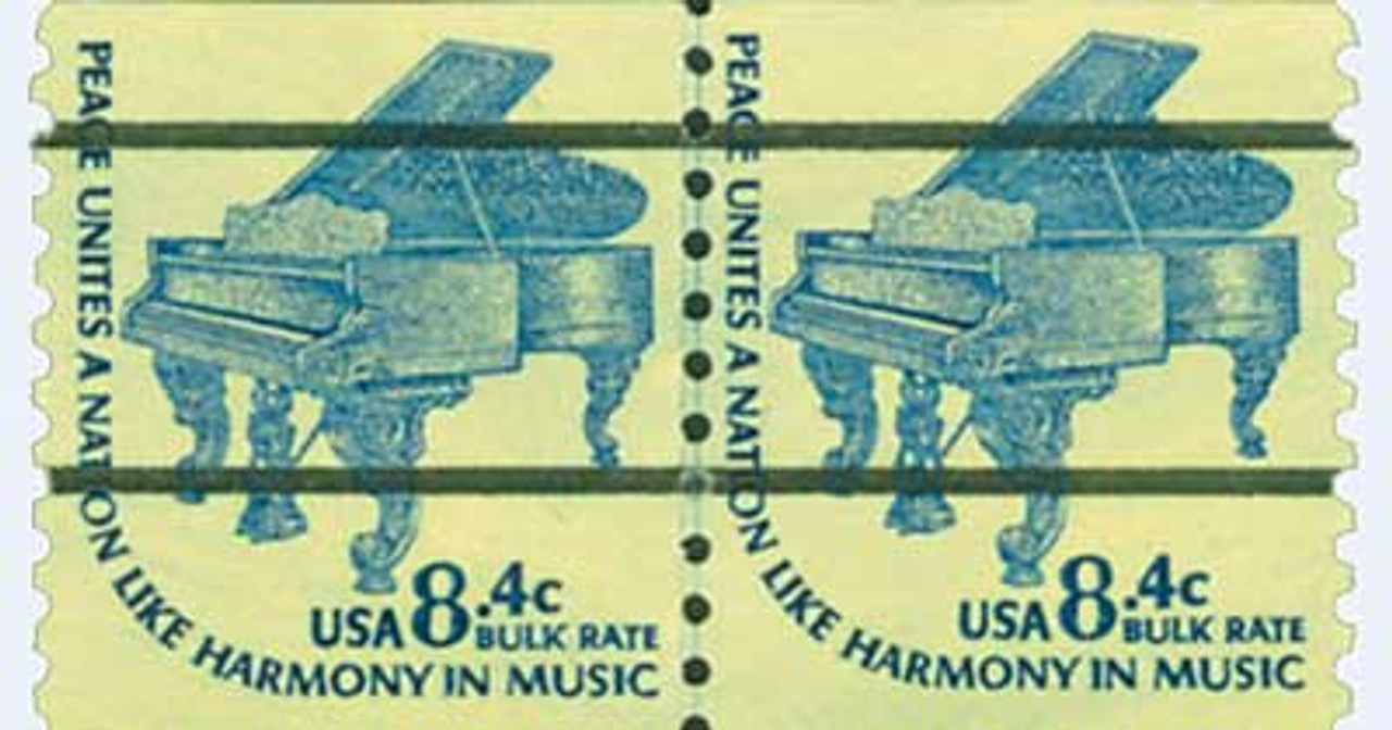 1615Cd - 1978 8.4c Americana Series: Grand Piano, Pre-cancel
