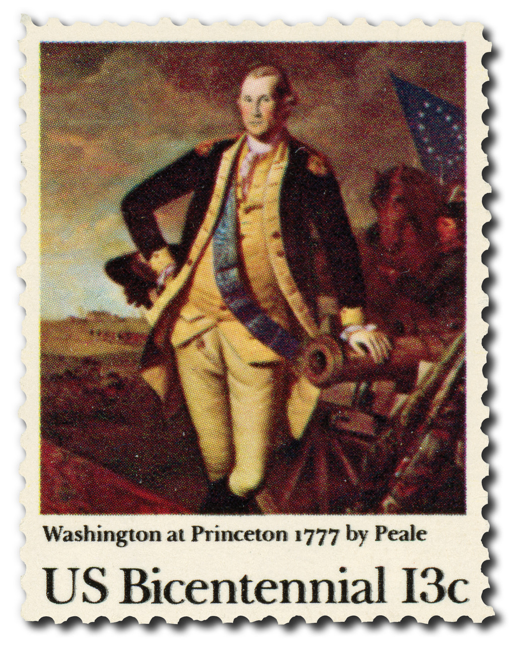 1704 - 1977 13c George Washington at Princeton