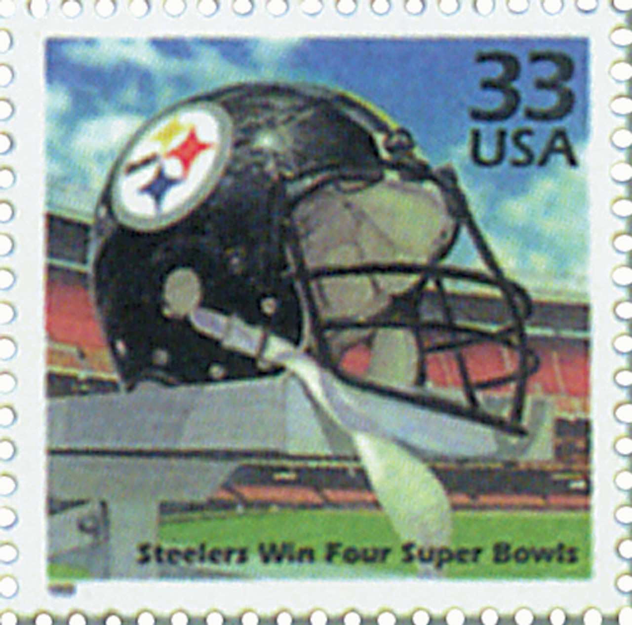 3189e - 1999 33c Celebrate the Century - 1970s:  Pittsburgh Steelers Win Four Superbowls