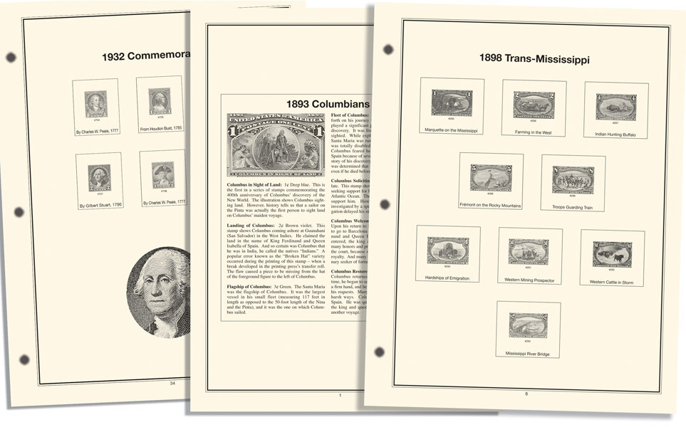 GS606 - 1893-1934 Advanced Heritage Commemorative Stamp Collection