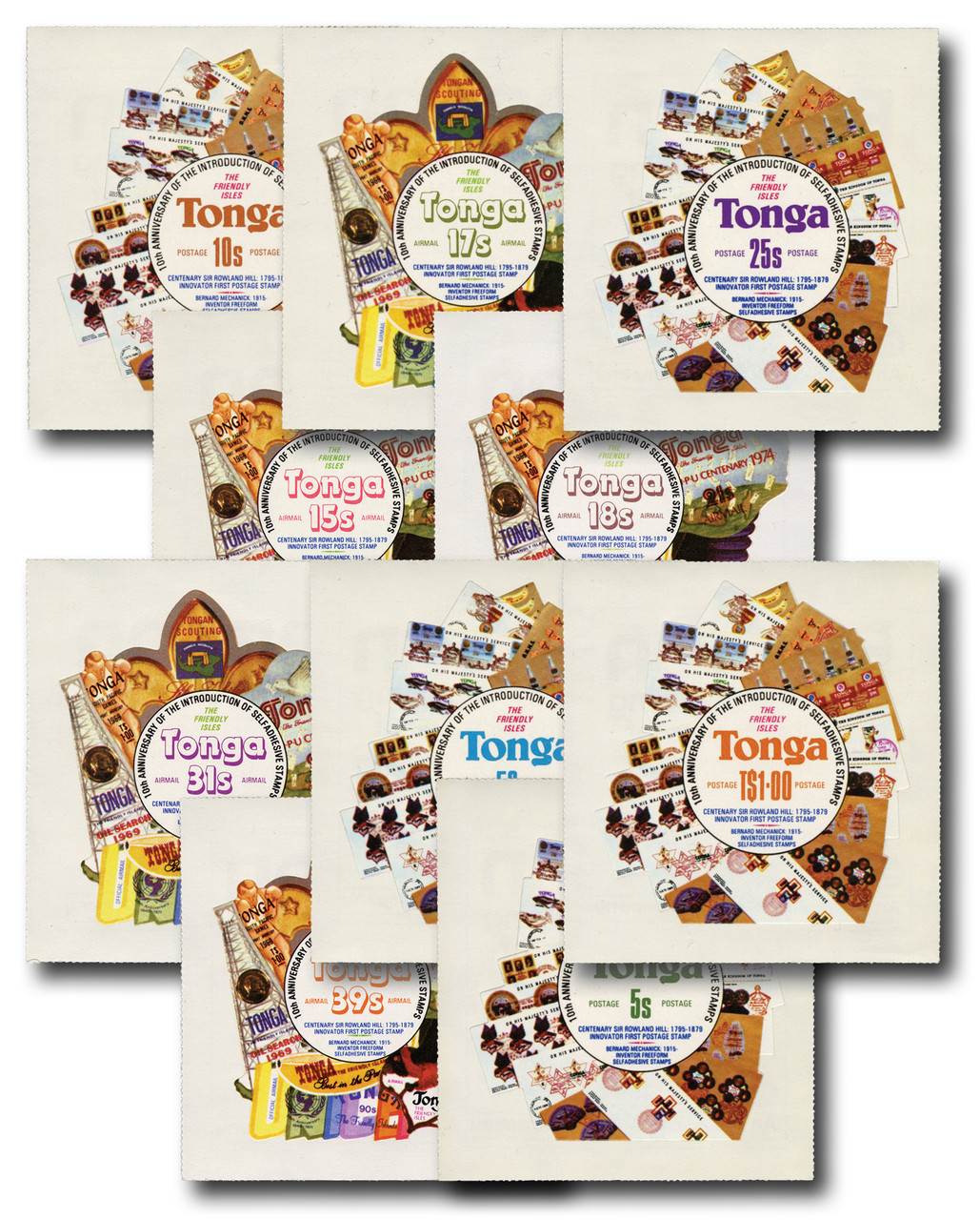 MP1938 - Tonga, 10 Different Stamps