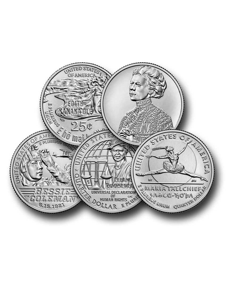 MCN065 - 2023 American Women Quarters, Denver Mint, Set of 5