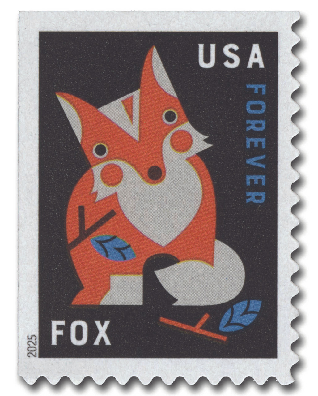 6006 - 2025 First-Class Forever Stamp - Baby Wild Animals: Fox