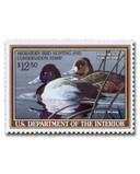 RW56 - 1989 $12.50 Federal Duck Stamp - Lesser Scaups