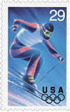2807 - 1994 29c Winter Olympics: Alpine Skiing