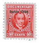 R395 - 1944 40c U.S. Internal Revenue Stamp, Carmine