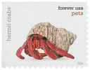 5118 - 2016 First-Class Forever Stamp - Pets: Hermit Crabs