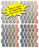 MA2113 - 1881 Mystic's Choice of One Single Newspaper Atlanta Plate Proof, PR9-32TC4, Any Color