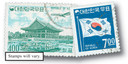 South Korea, 25 Different Stamps Packet
