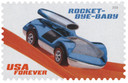 5322 - 2018 First-Class Forever Stamp - Hot Wheels: Rocket-Bye-Baby - 1971