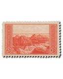 741 - 1934 2c Grand Canyon, Arizona, Red, Perf. 11